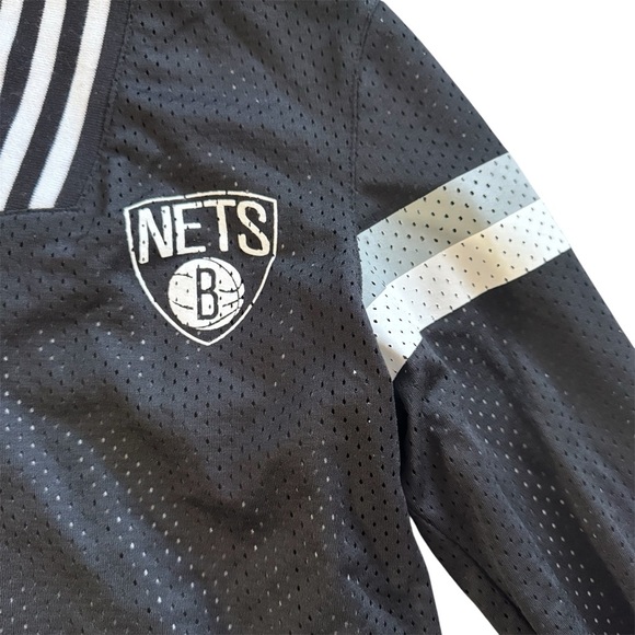 Brooklyn Nets Adidas NBA Full Zip Track Jacket | Size Small - Picture 2 of 6
